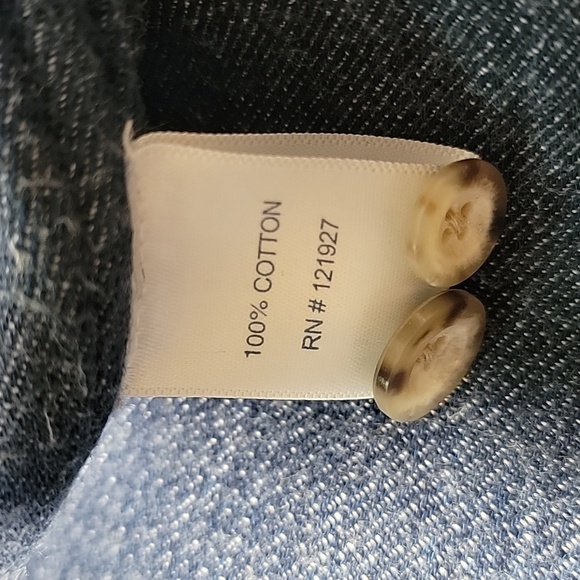 Johnnie-O Teton Shacket Shirt Stripe Button Down Collared Long Sleeve Pockets XL - Picture 10 of 15